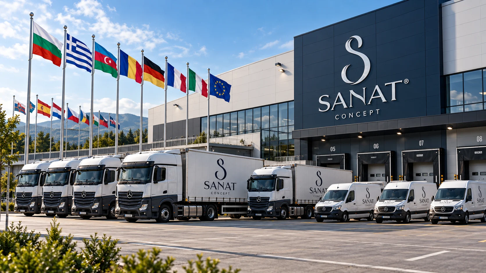 Доставка SANAT CONCEPT МЕБЕЛИ в България и Европа